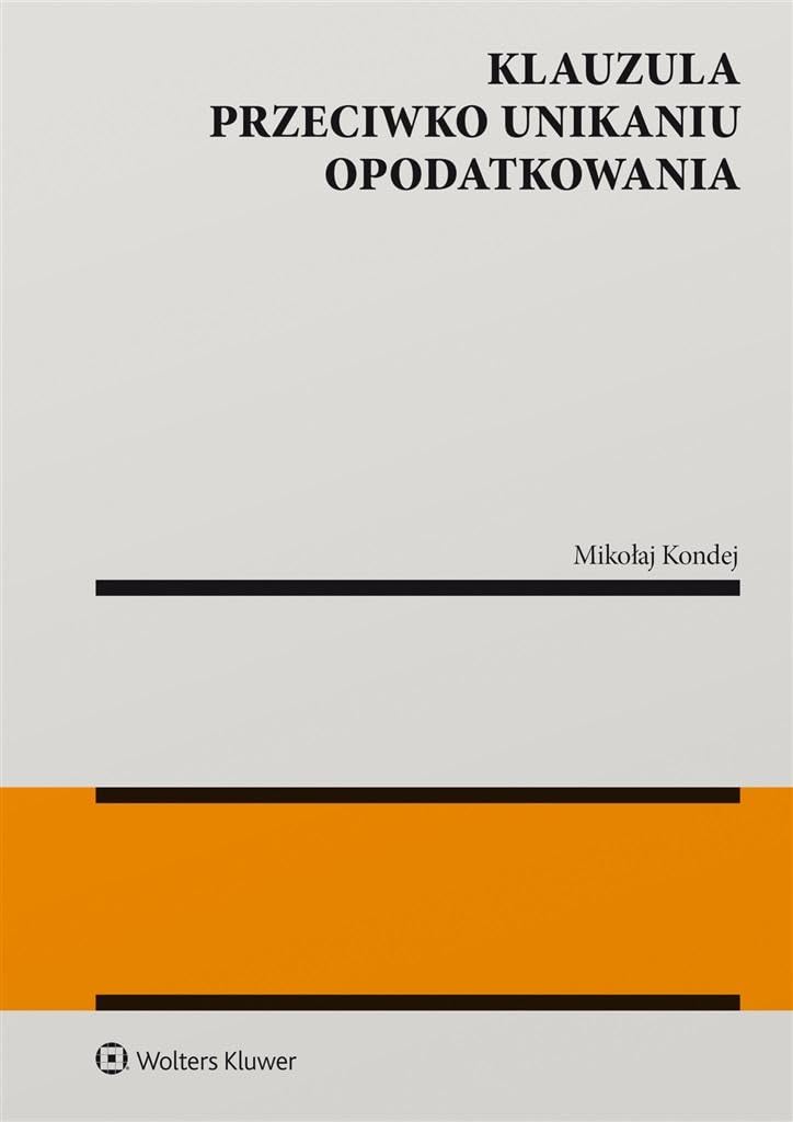 Klauzula przeciwko unikaniu opodatkowania Books