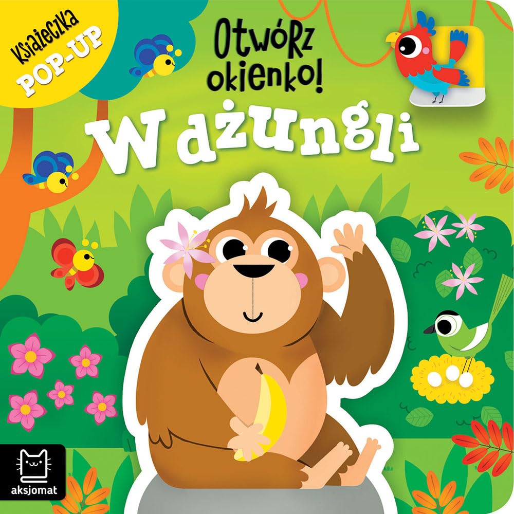 Otwórz okienko! W dżungli. Książeczka pop-up book