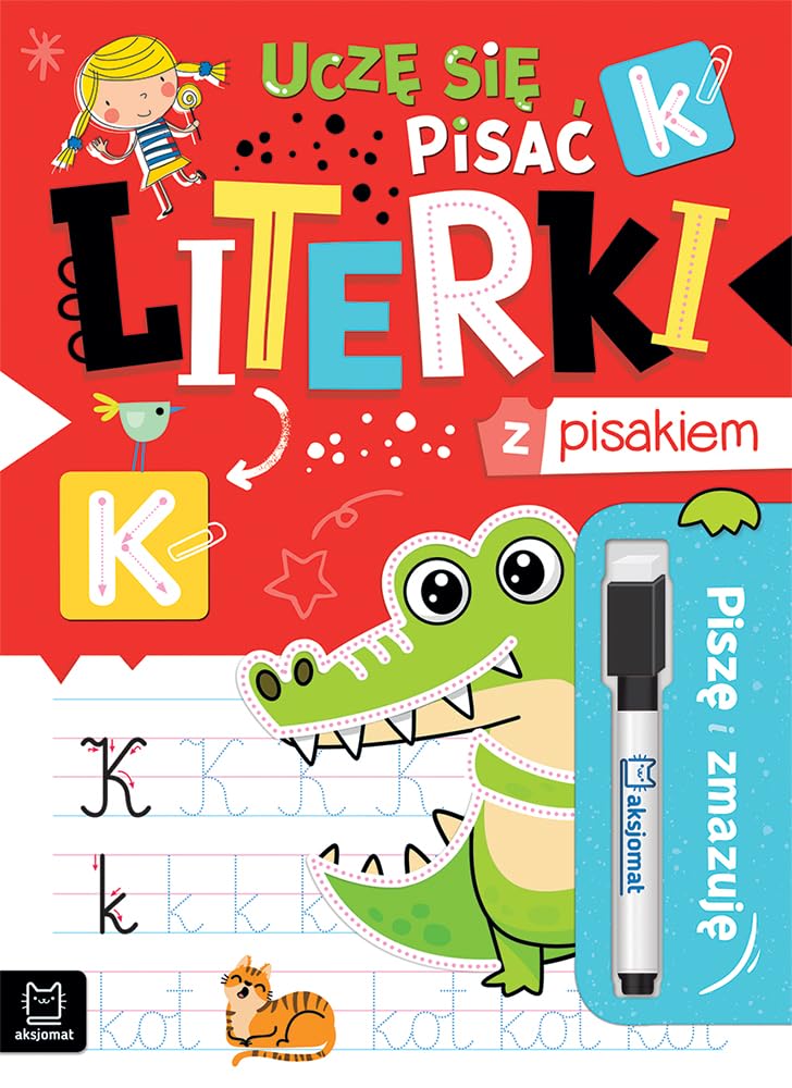 Piszę i zmazuję. Uczę się pisać literki z pisakiem Books