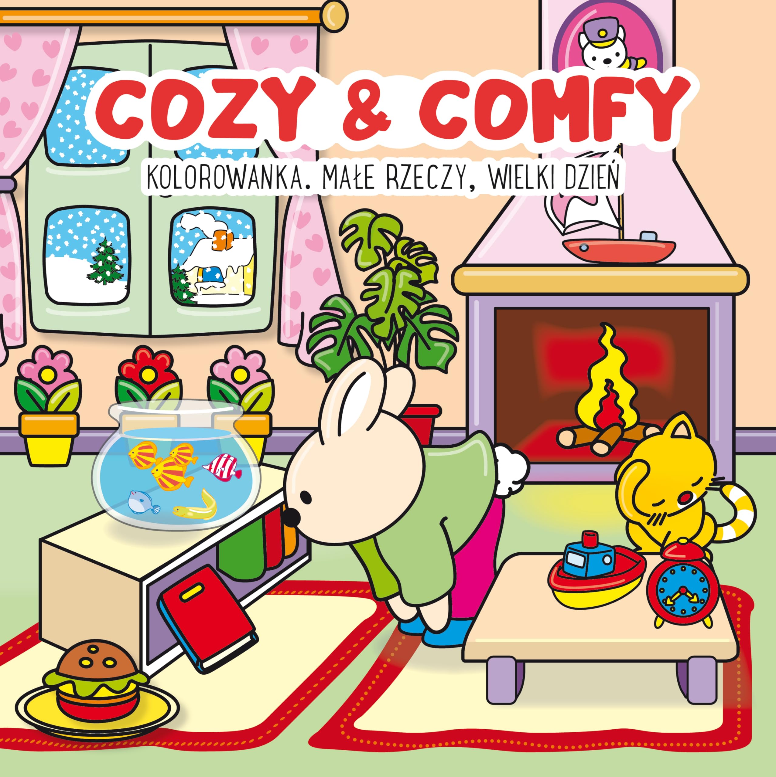 Cozy & Comfy Małe rzeczy, wielki dzień: Kolorowanka antystresowa Books
