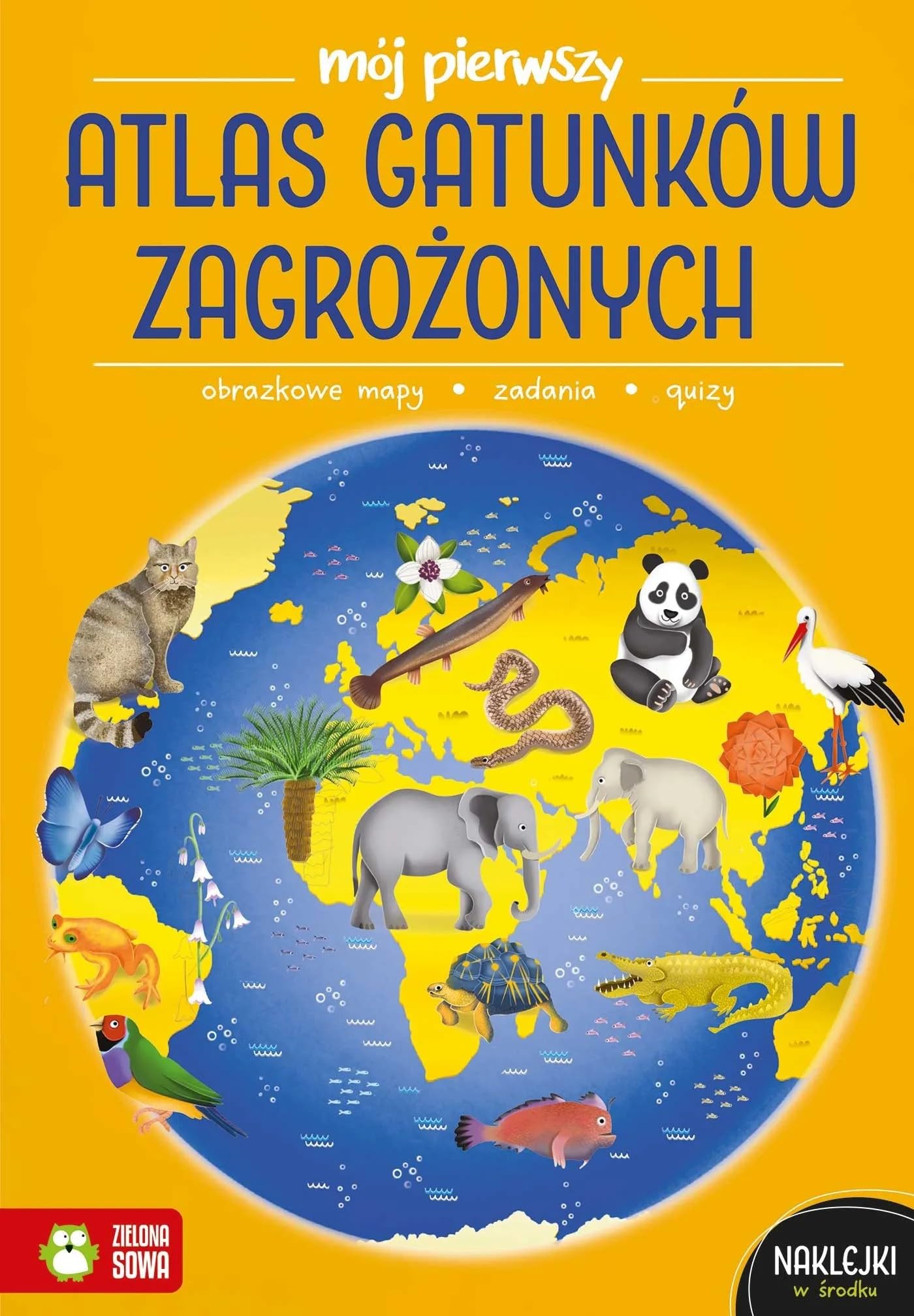 Mój pierwszy atlas gatunków zagrożonych Books