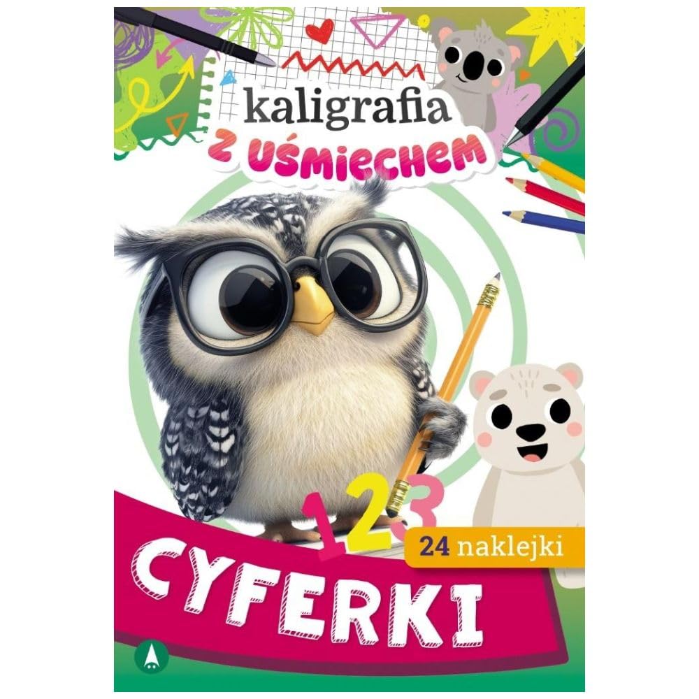 Kaligrafia z uśmiechem Cyferki book