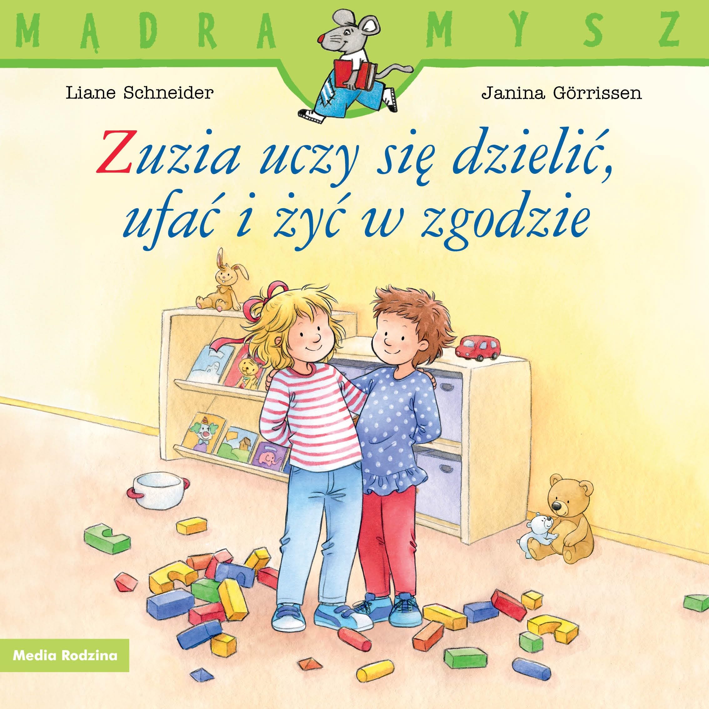 Mądra Mysz Zuzia uczy się dzielić, ufać i żyć w zgodzie Books