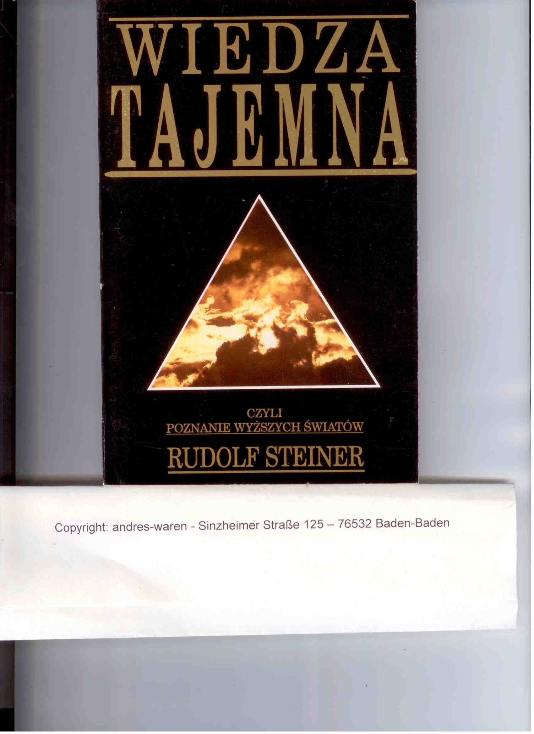 WIEDZA TAJEMNA Books