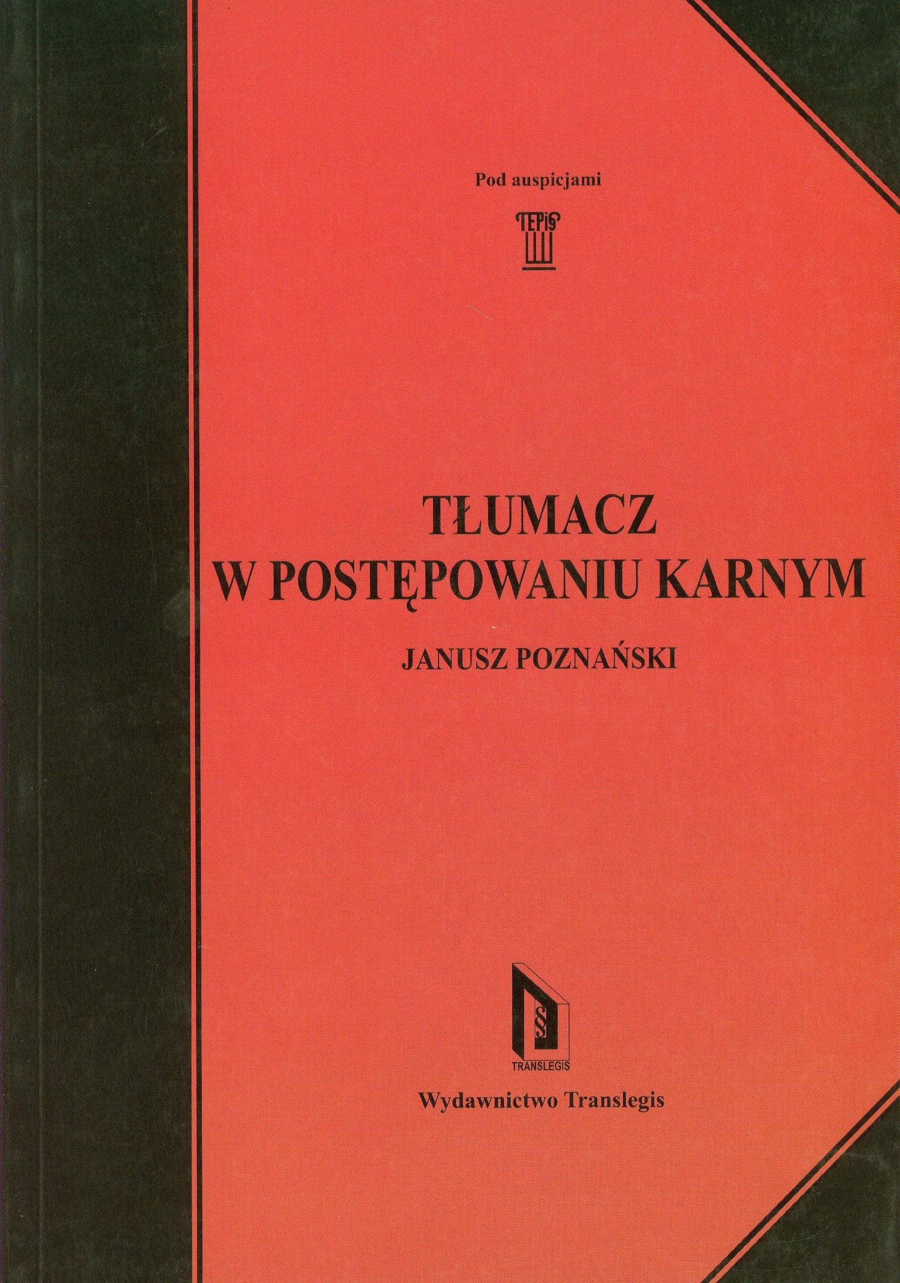 Tlumacz w postepowaniu karnym Books