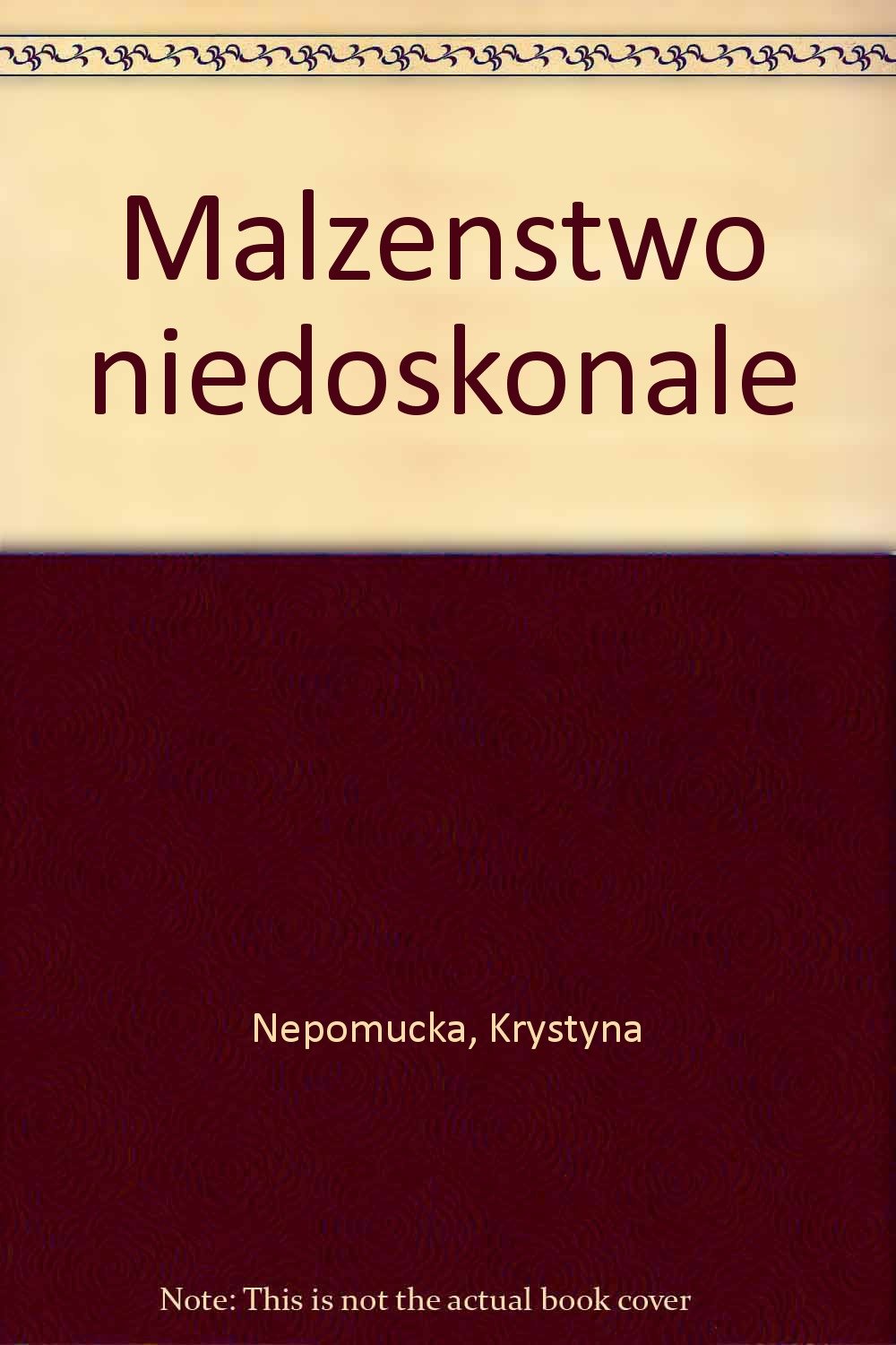 Product Image: Malzenstwo niedoskonale