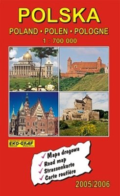 Polska, Poland, Polen, Pologne: Strassenkarte 2006/2007. 1:700000. Poln. /Engl. /Dt. /Franz Maps & Plans