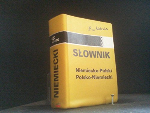 Slownik niemiecko - polski polsko - niemiecki Books