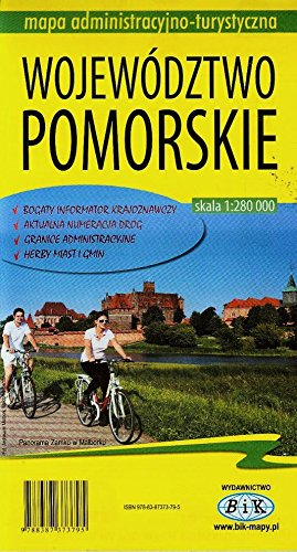Województwo pomorskie: Mapa administracyjno-turystyczna Maps & Plans