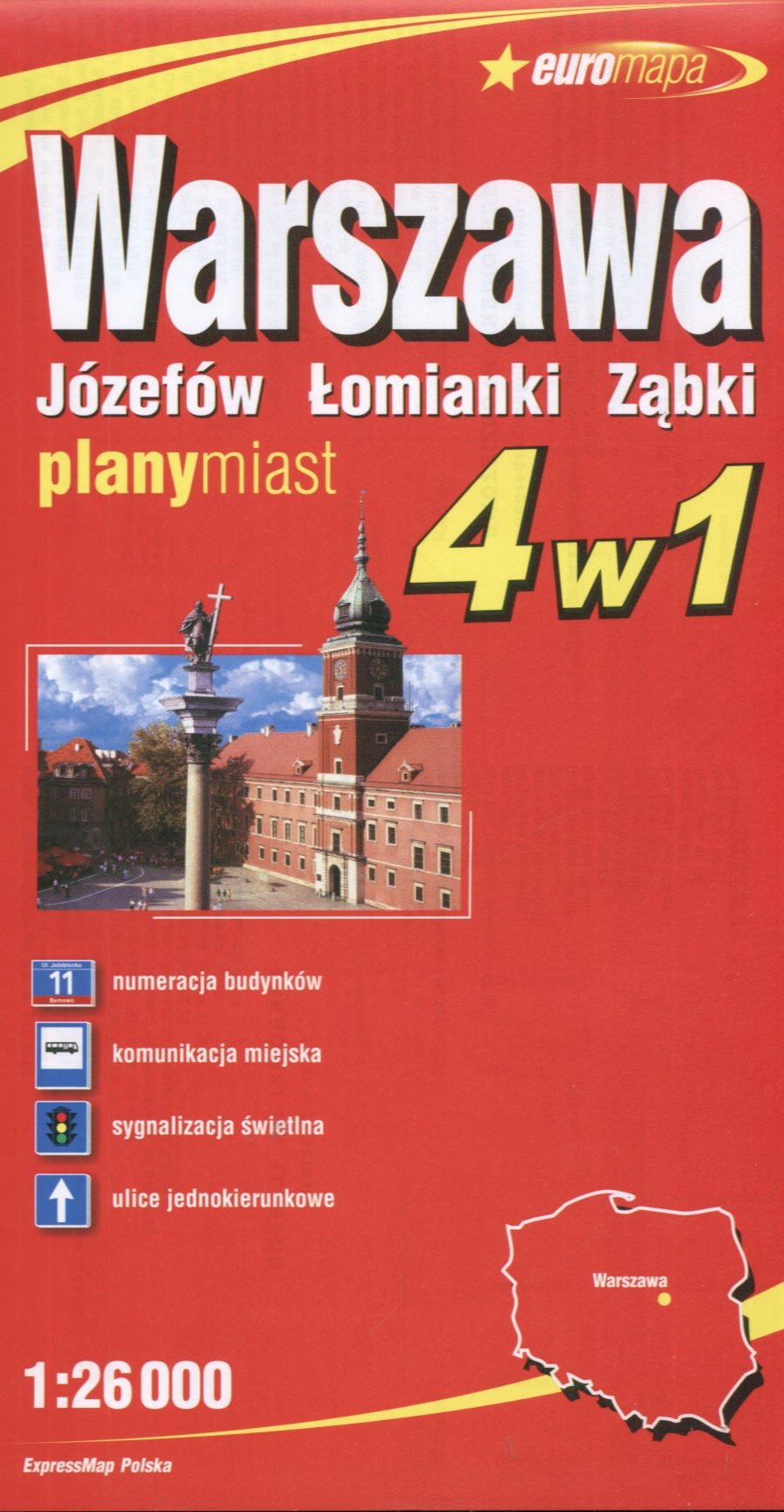 Product Image: Warszawa 1:26 000 plan miasta