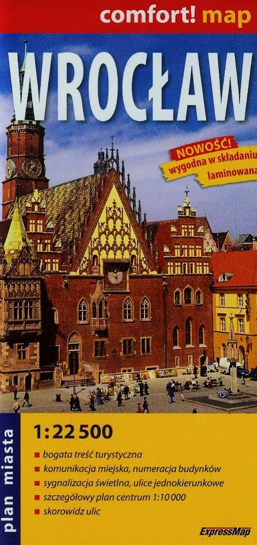 Comfort! map Wrocaw: laminierter Stadtplan Maps & Plans