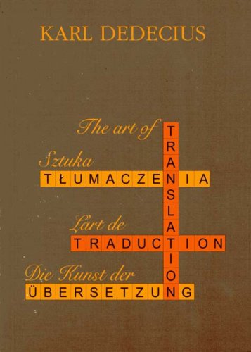 Die Kunst der Übersetzung = Sztuka tlumaczenia Books