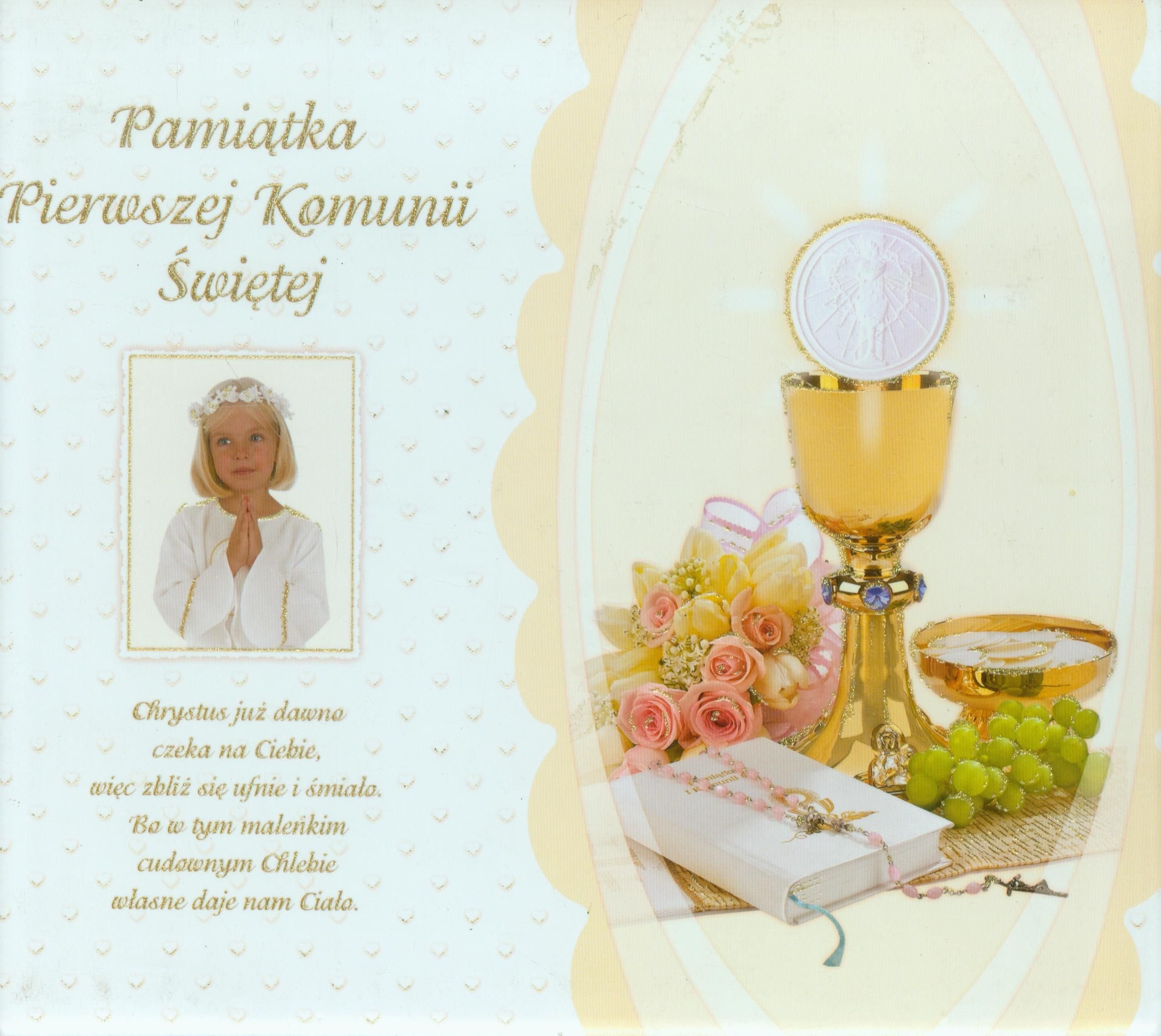 Pamiatka Pierwszej Komunii Swietej Books