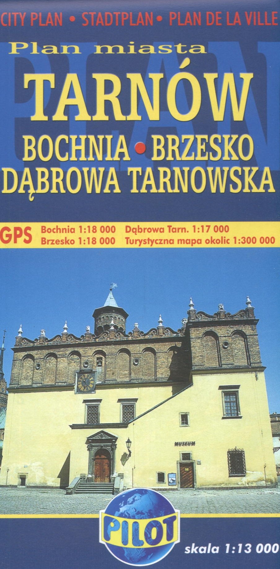 Plan miasta 1:13 000 Tarnów Bochnia Brzesko Dąbrowa Tarnowska Maps & Plans
