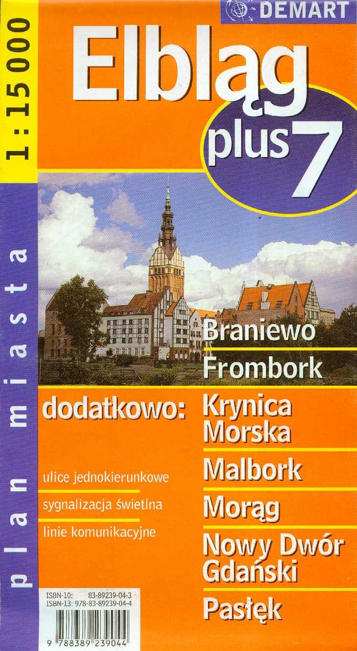 Elbląg plus 7 - plan miasta Maps & Plans