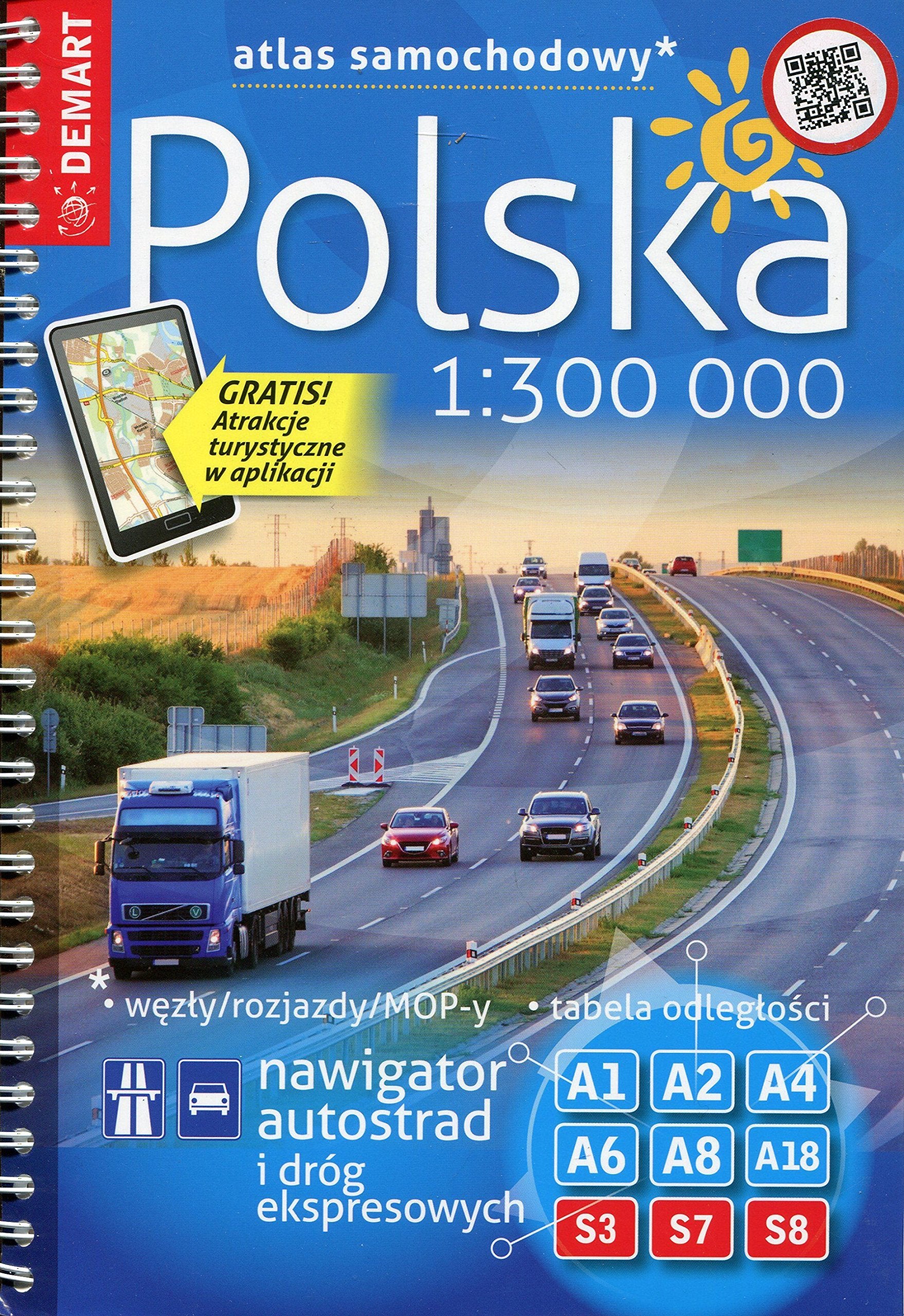 Polska: atlas samochodowy - skala 1:300 000 Maps & Plans