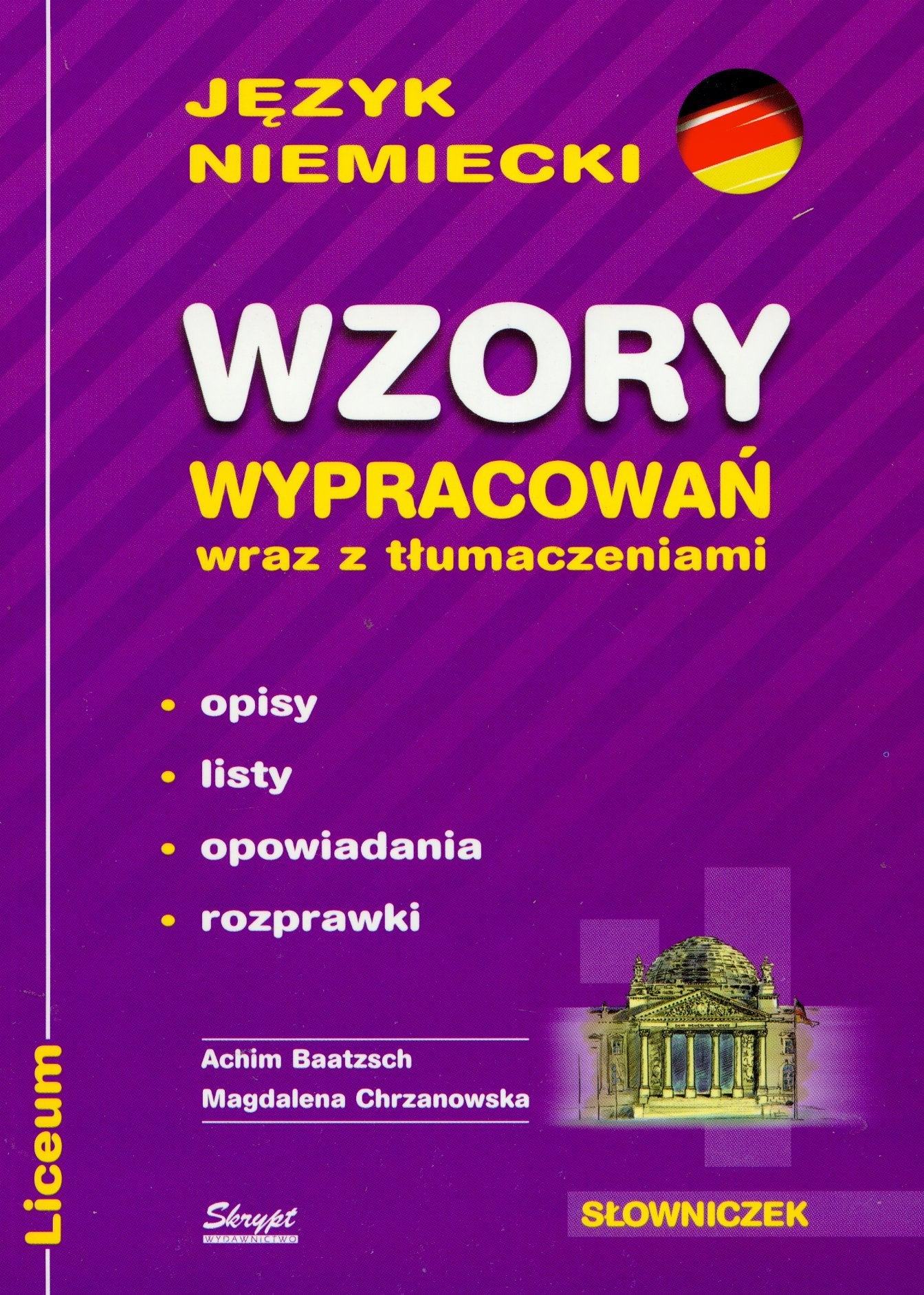 Wzory wypracowań z języka niemieckiego LO book