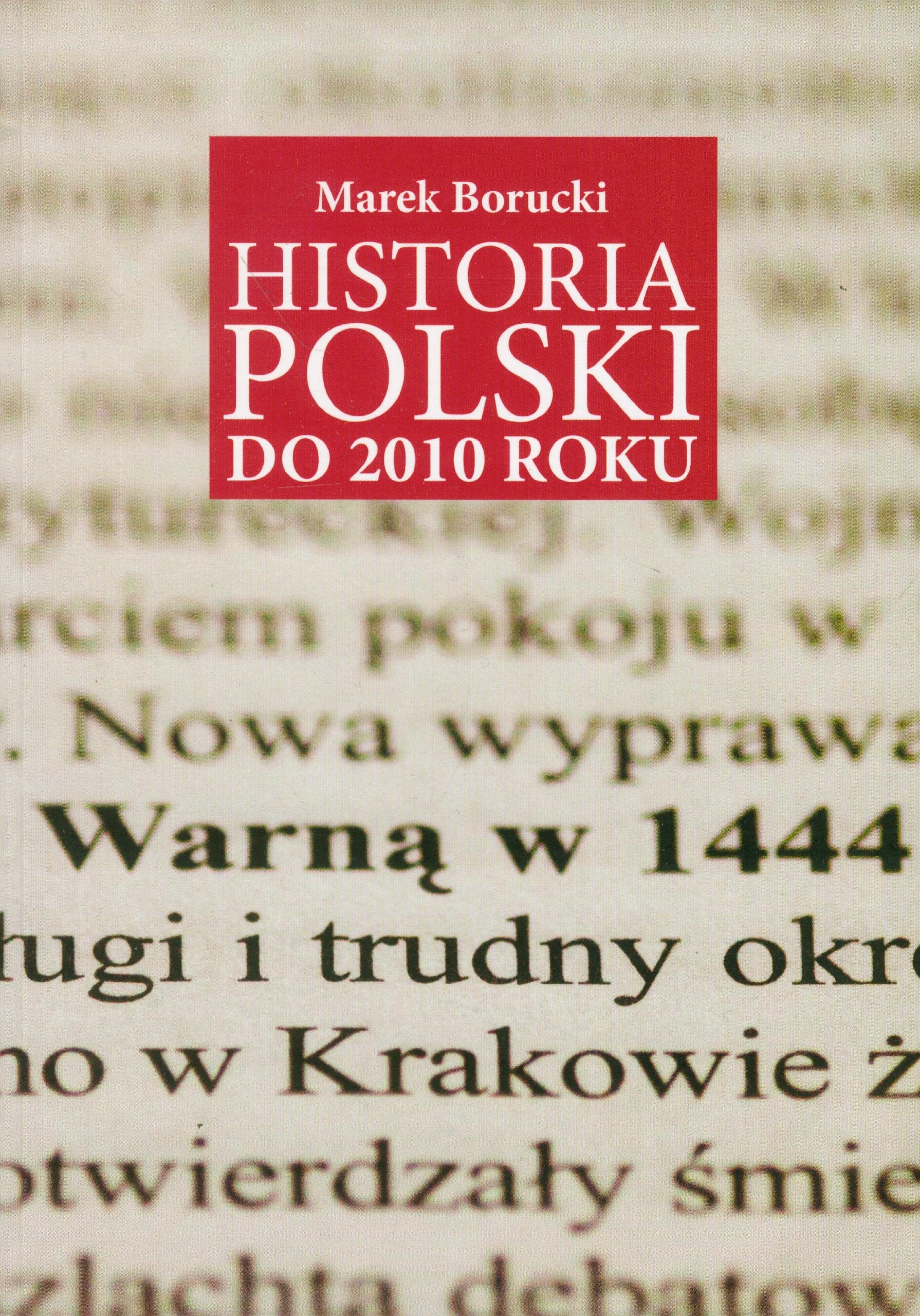 Historia Polski do 2010 roku book