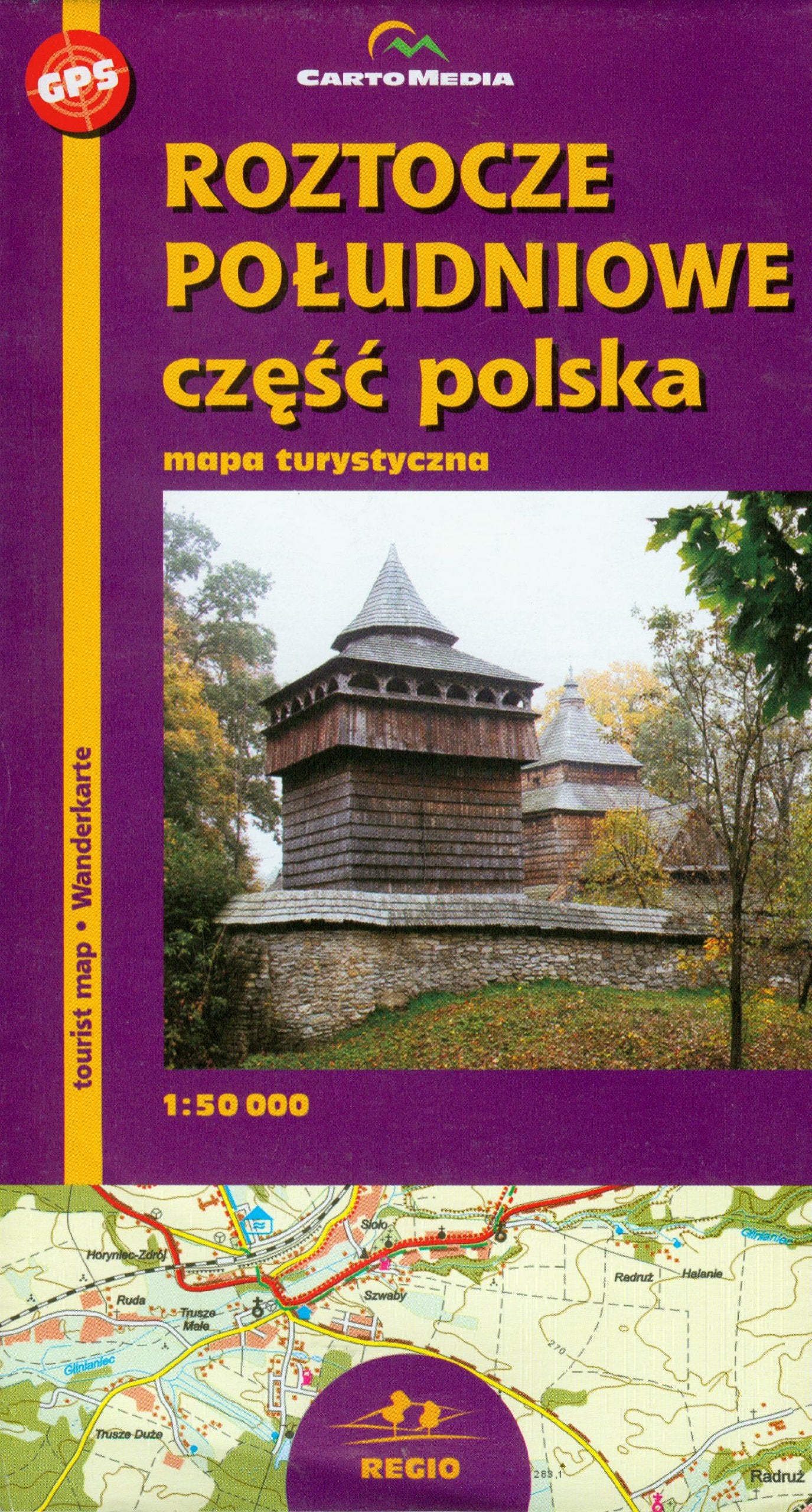 Roztocze Poludniowe czesc polska 1:50 000: Mapa turystyczna Maps & Plans