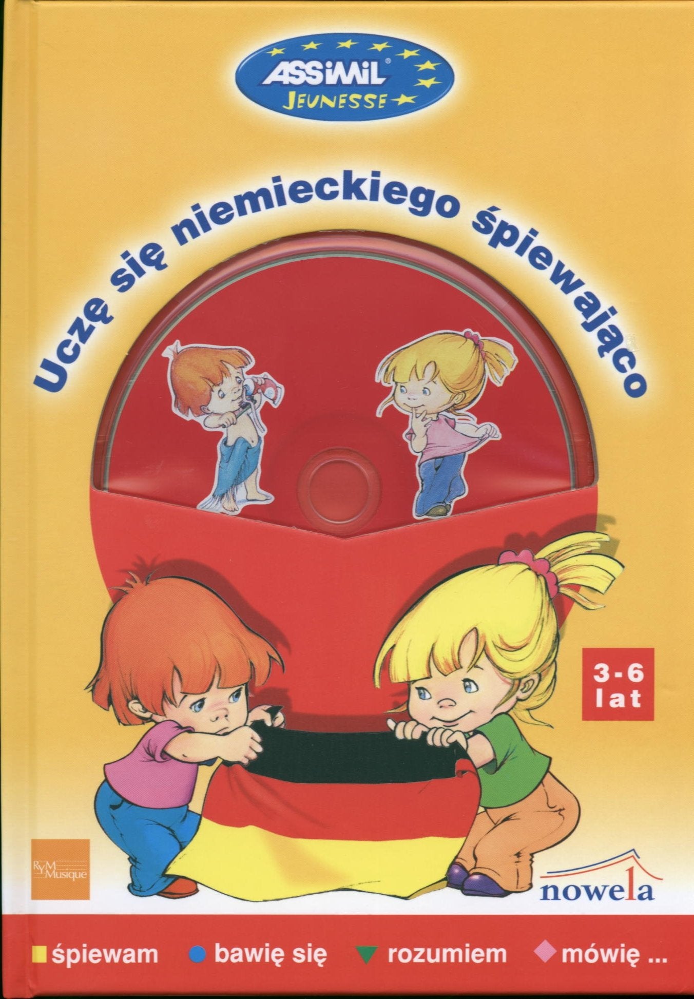 Ucze sie niemieckiego spiewajaco + CD 3-6 lat Foreign Languages ​​& Dictionaries