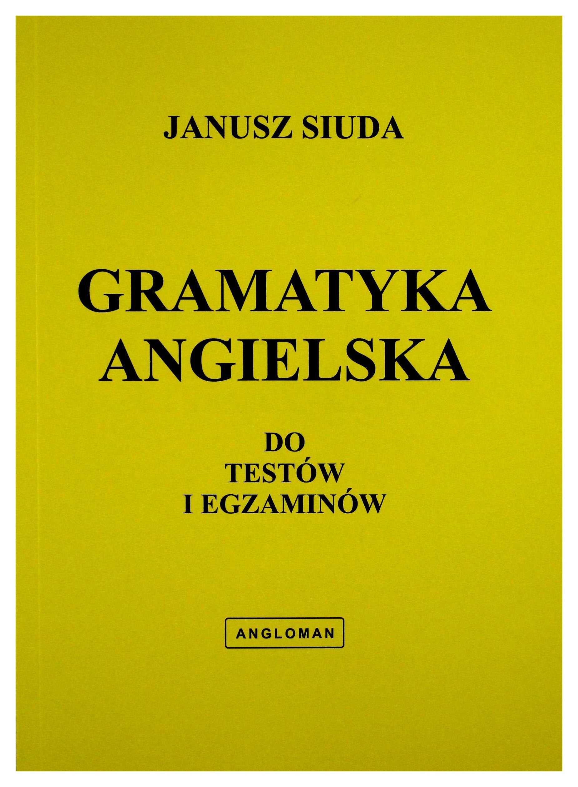 Gramatyka ang. do testĂłw i egzam. (ĹźĂłĹ ta) Books