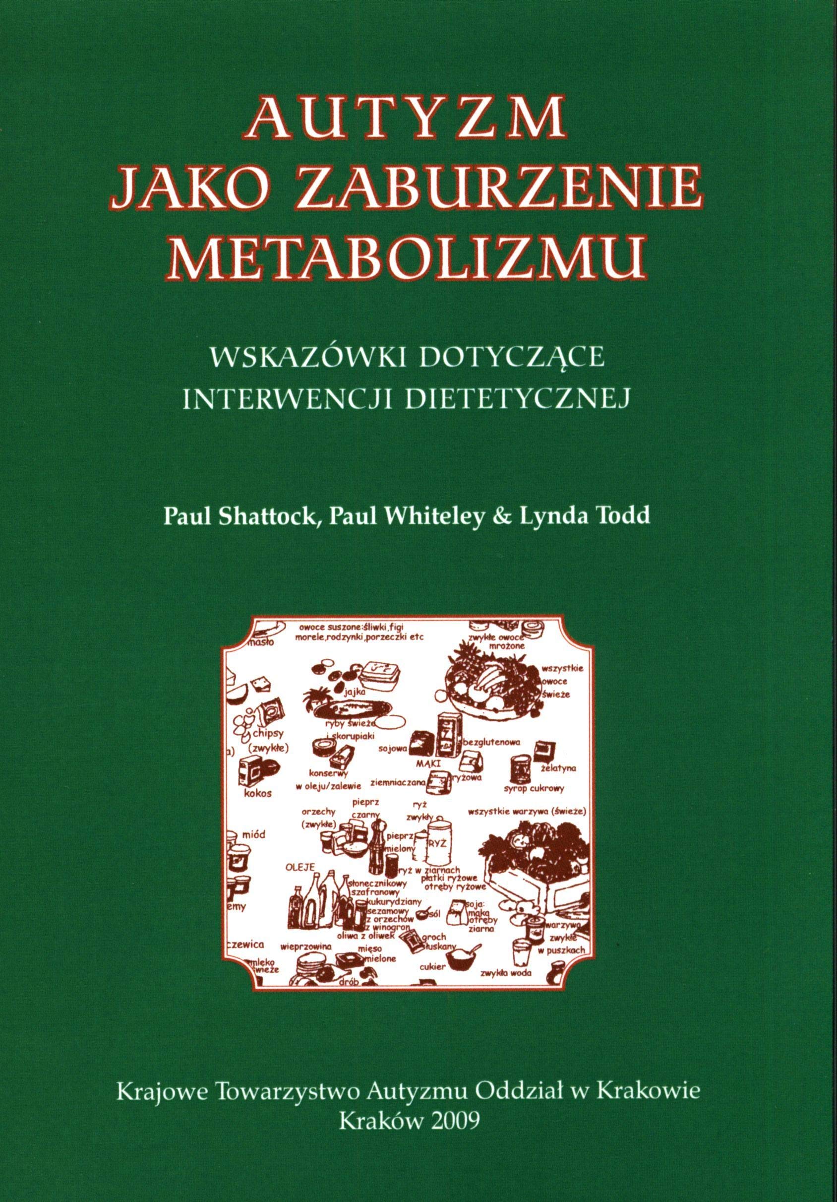 Autyzm jako zaburzenie metabolimu book
