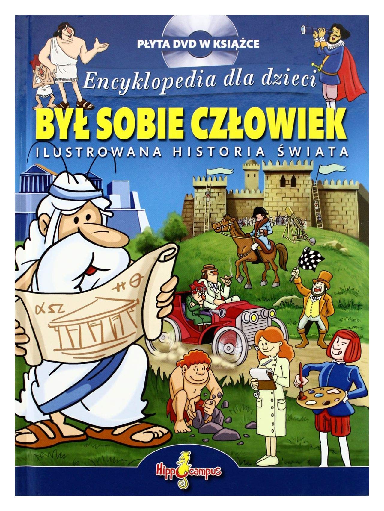 Byl sobie czlowiek. Encyklopedia dla dzieci z plyta DVD Books