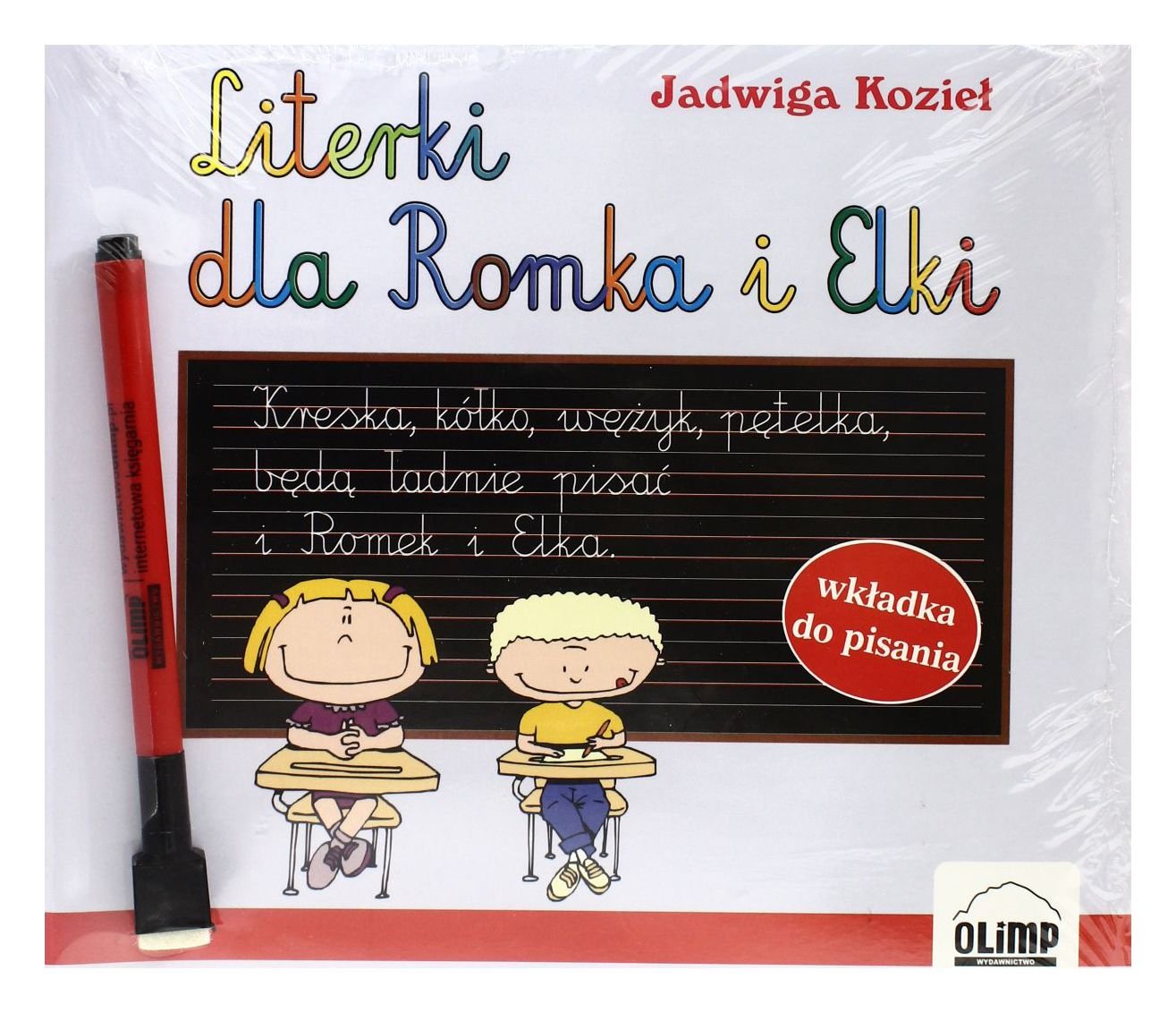 Literki dla Romka i Elki + marker book