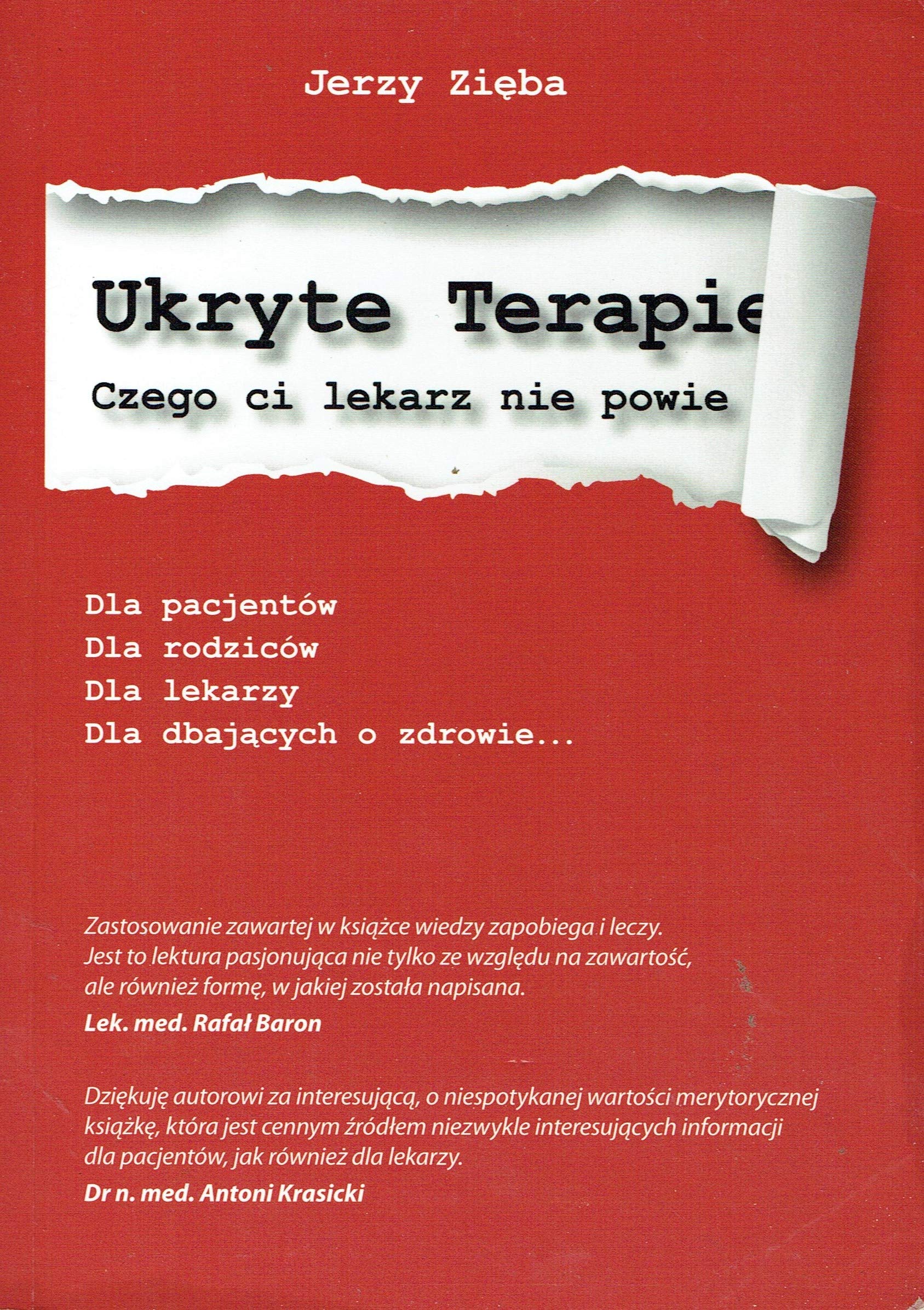 Ukryte terapie: Czego ci lekarz nie powie Books