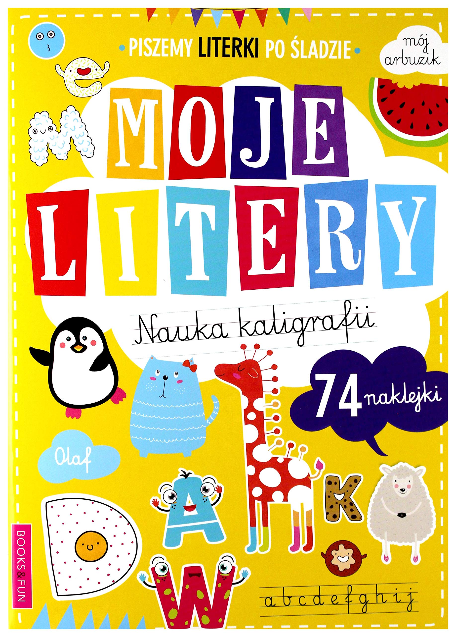 Moje litery Nauka Kaligrafii book