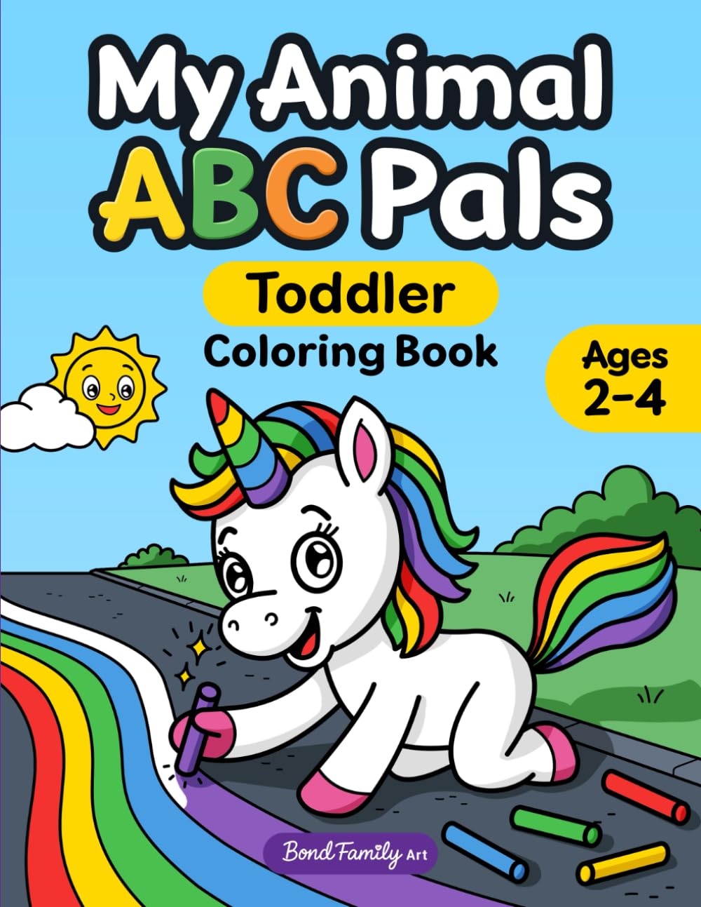 My Animal ABC Pals Toddler Coloring Book Parents & Children
