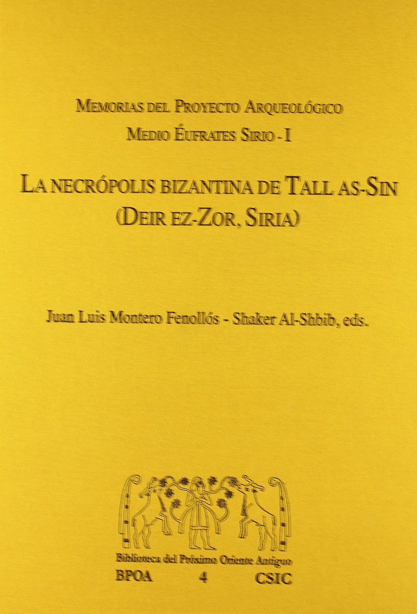 La Necropolis Bizantina de Tall As-Sin (Deir EZ-Zor, Siria): Memorias del Proyecto Arqueologico Medio Eufrates Sirio-I book