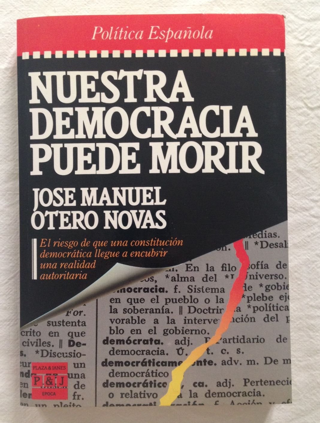 Nuestra democracia puede morir book