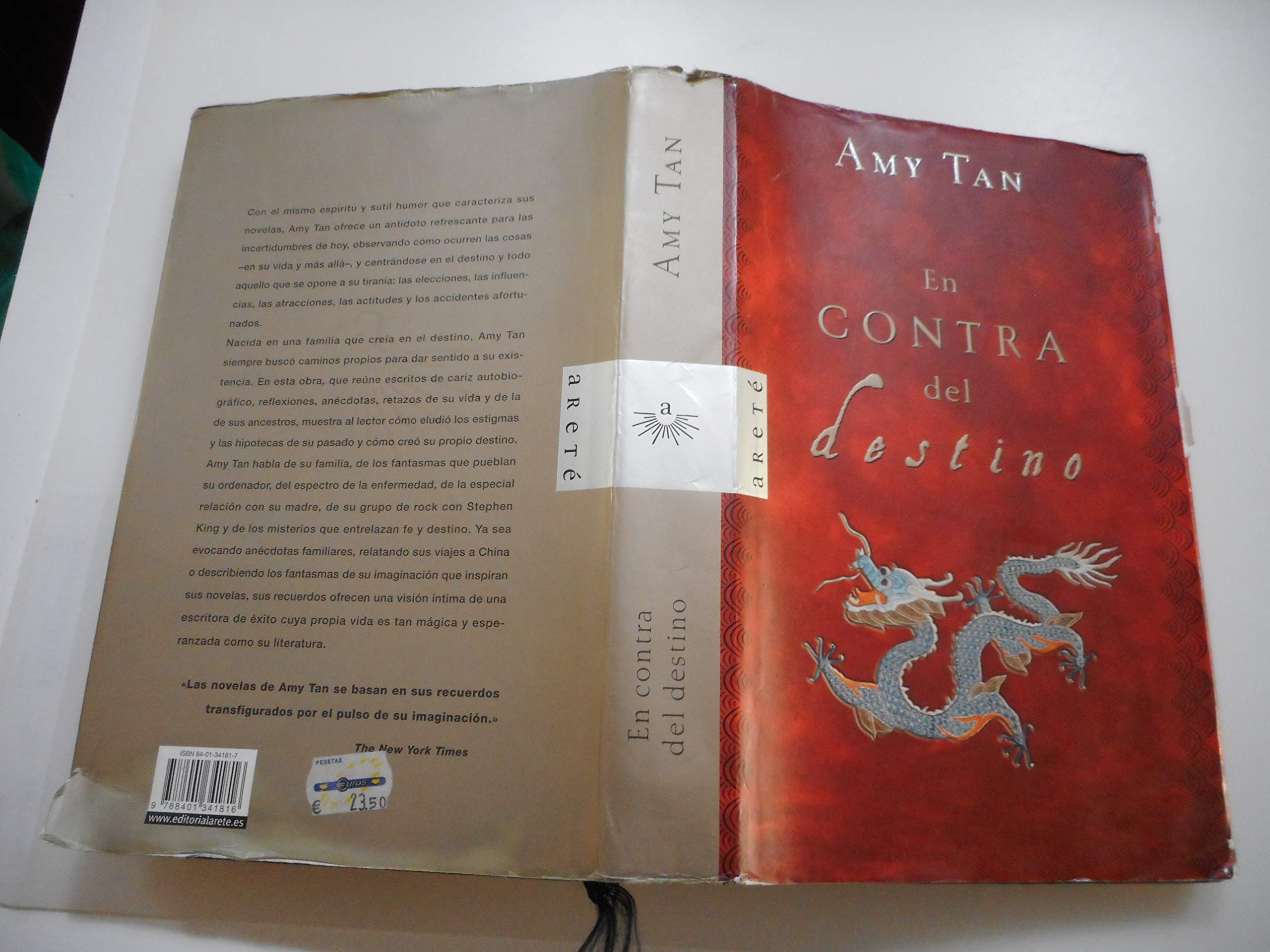 En contra del destino / The Opposite of Fate (Arete Ensayo) Contemporary literature