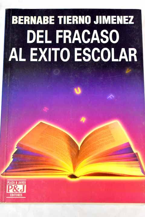 Del fracaso al exito escolar Books