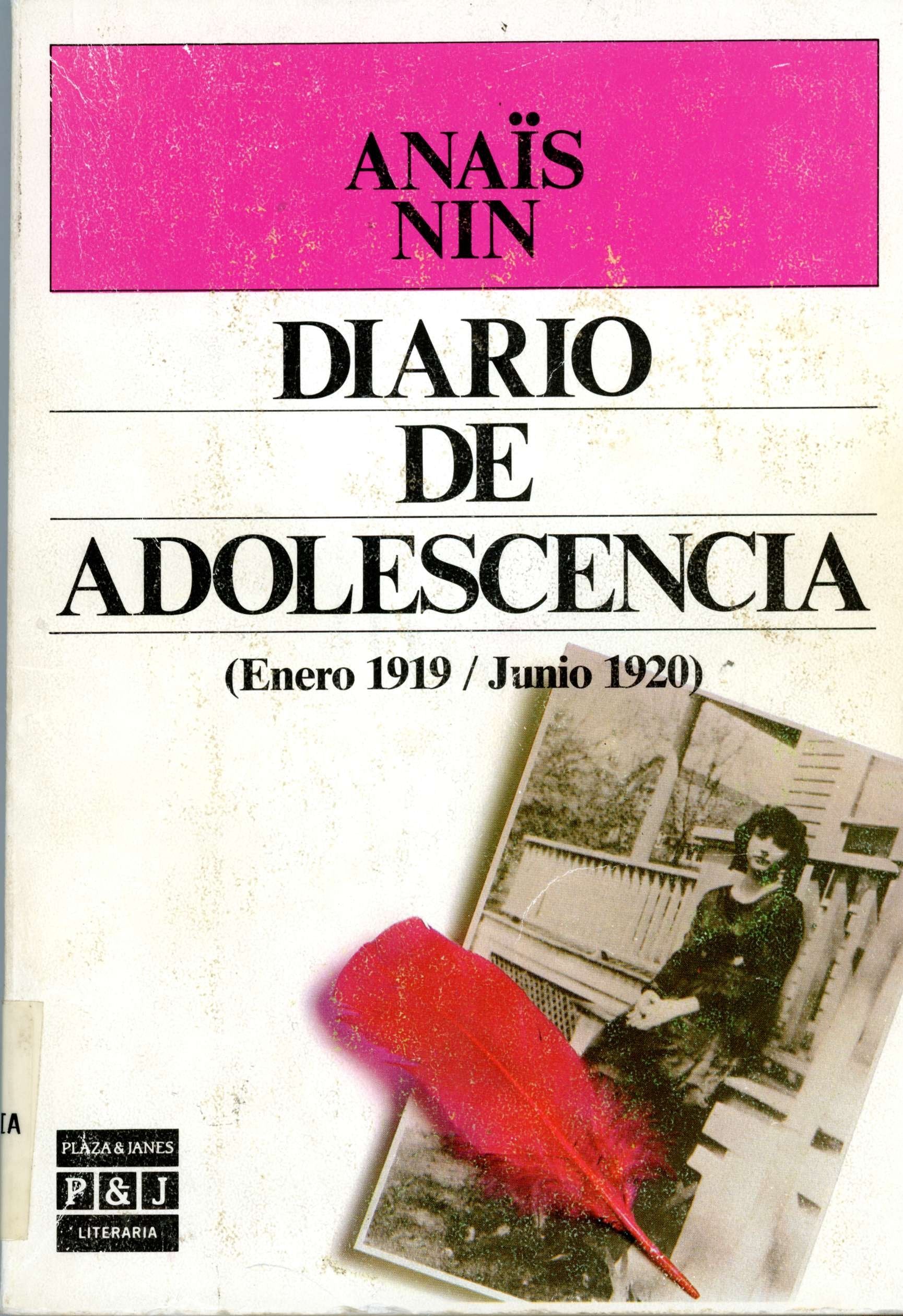 Diario De Adolescencia (Enero 1919 / Junio 1920) book