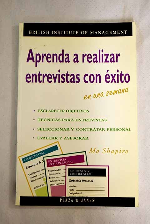 Aprenda a realizar entrevistas con exito Books