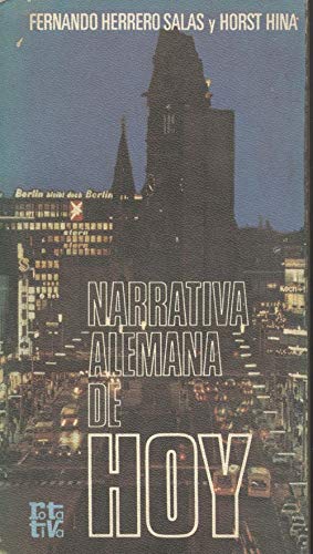 Narrativa alemana de hoy: Temas y estructuras book