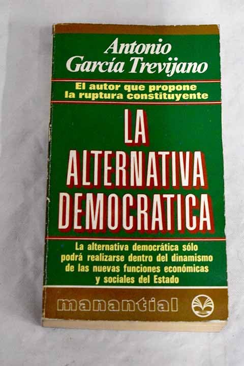 La alternativa democrática Books