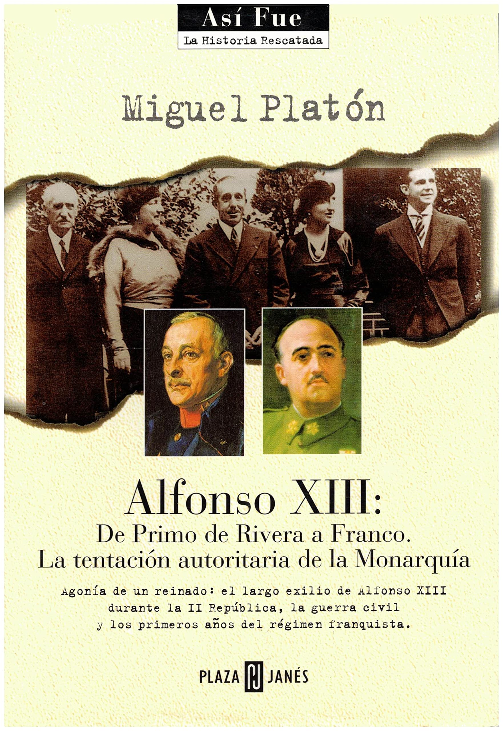 Alfonso XIII: de primo de Rivera afranco book