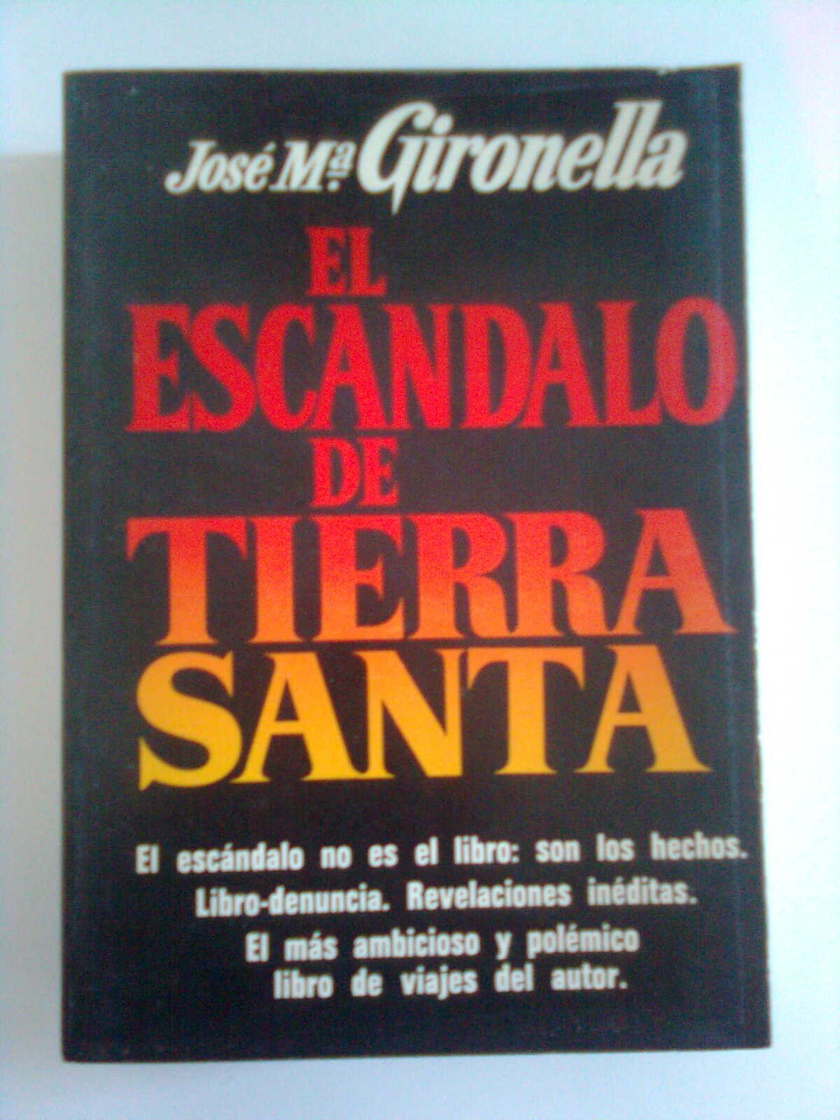 El escándalo de Tierra Santa Books