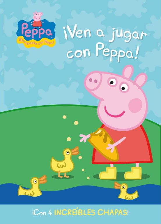 ¡Ven a jugar con Peppa! (Peppa Pig. Actividades): (Incluye chapas) Non-fiction
