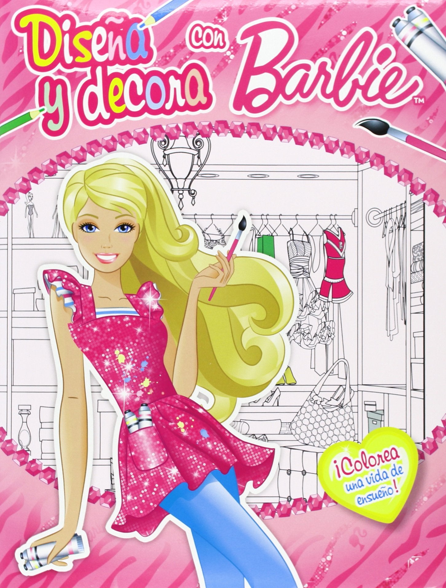 Diseña y decora con Barbie (Barbie. Actividades) book