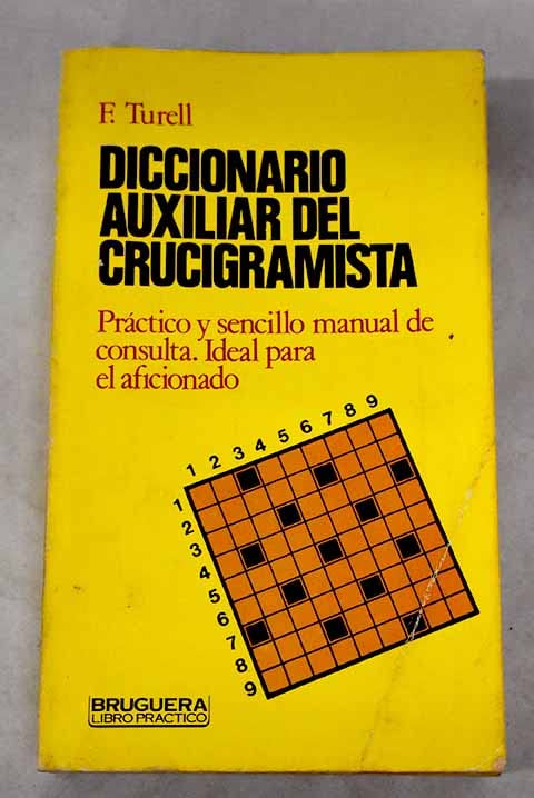 Diccionario auxiliar del crucigramista Books