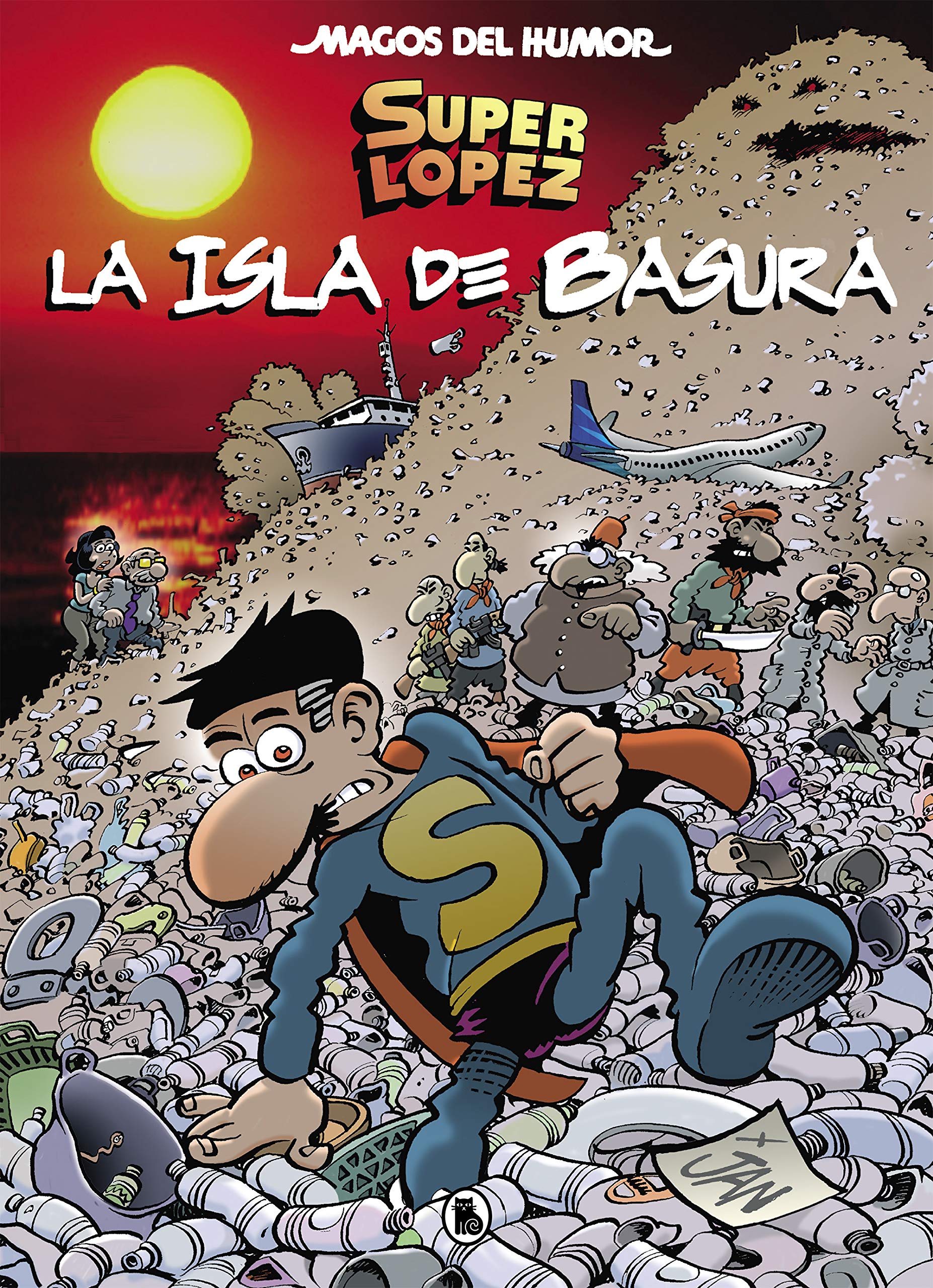 Superlópez. La isla de basura (Magos del Humor 197) (Bruguera Clásica, Band 197) Manga