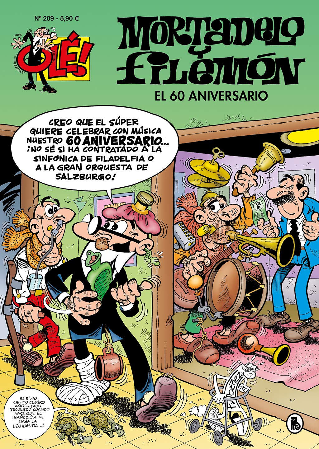 Mortadelo y Filemón. El 60 aniversario (Olé! Mortadelo 209) (Bruguera Clásica, Band 209) Manga