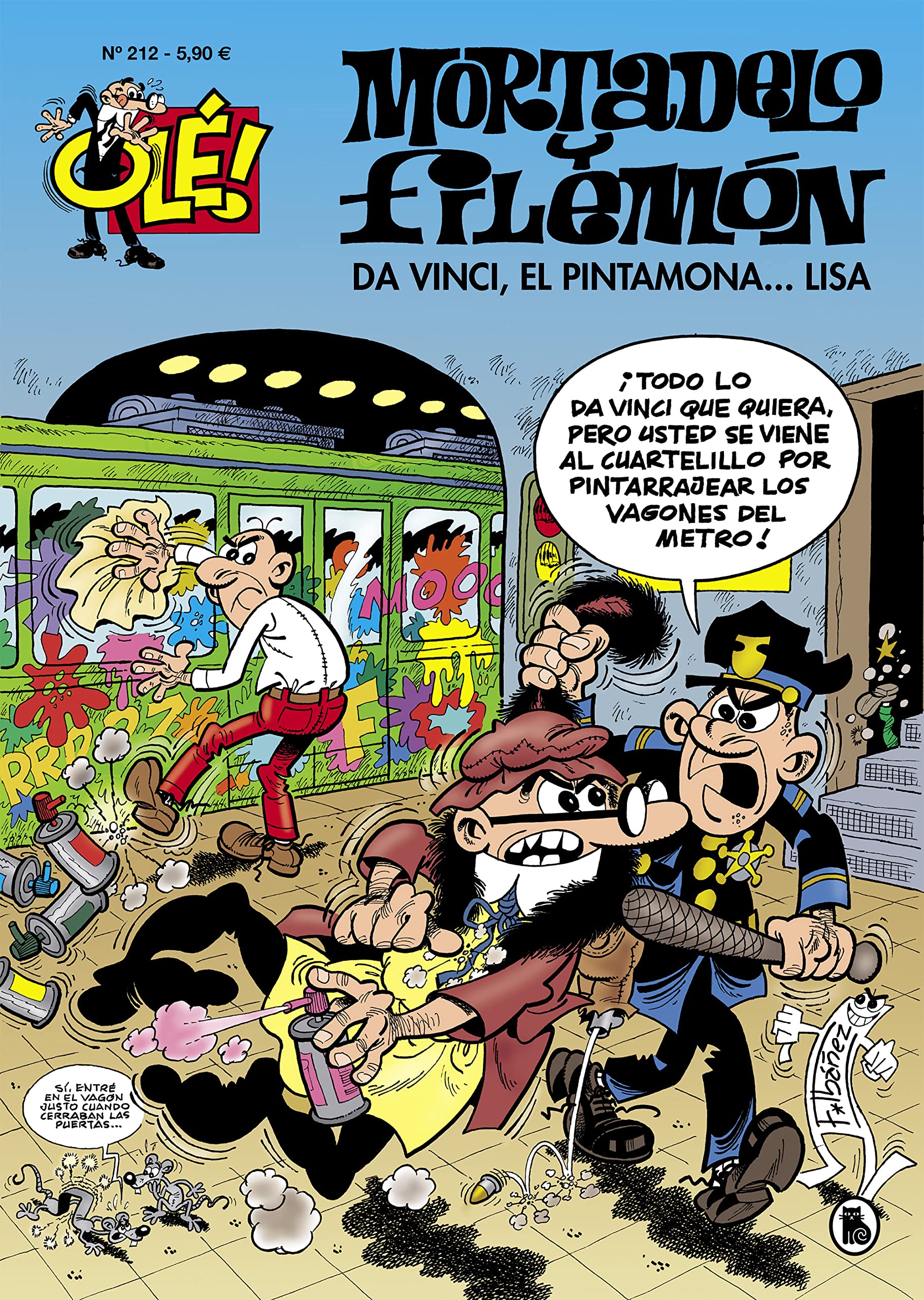 Mortadelo y Filemón. Da Vinci, El Pintamona... Lisa (Olé! Mortadelo 212) book