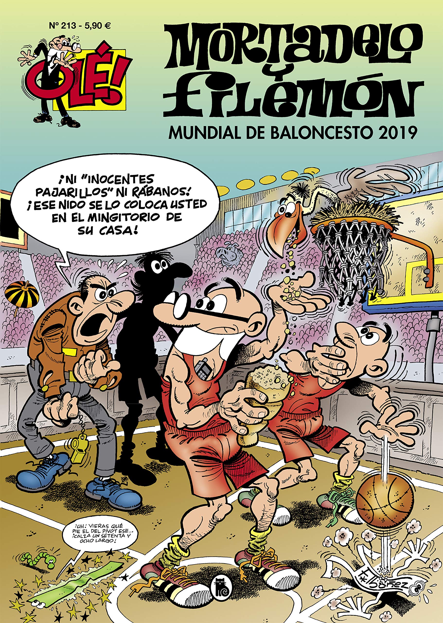 Mortadelo y Filemón. Mundial de baloncesto 2019 (Olé! Mortadelo 213) book