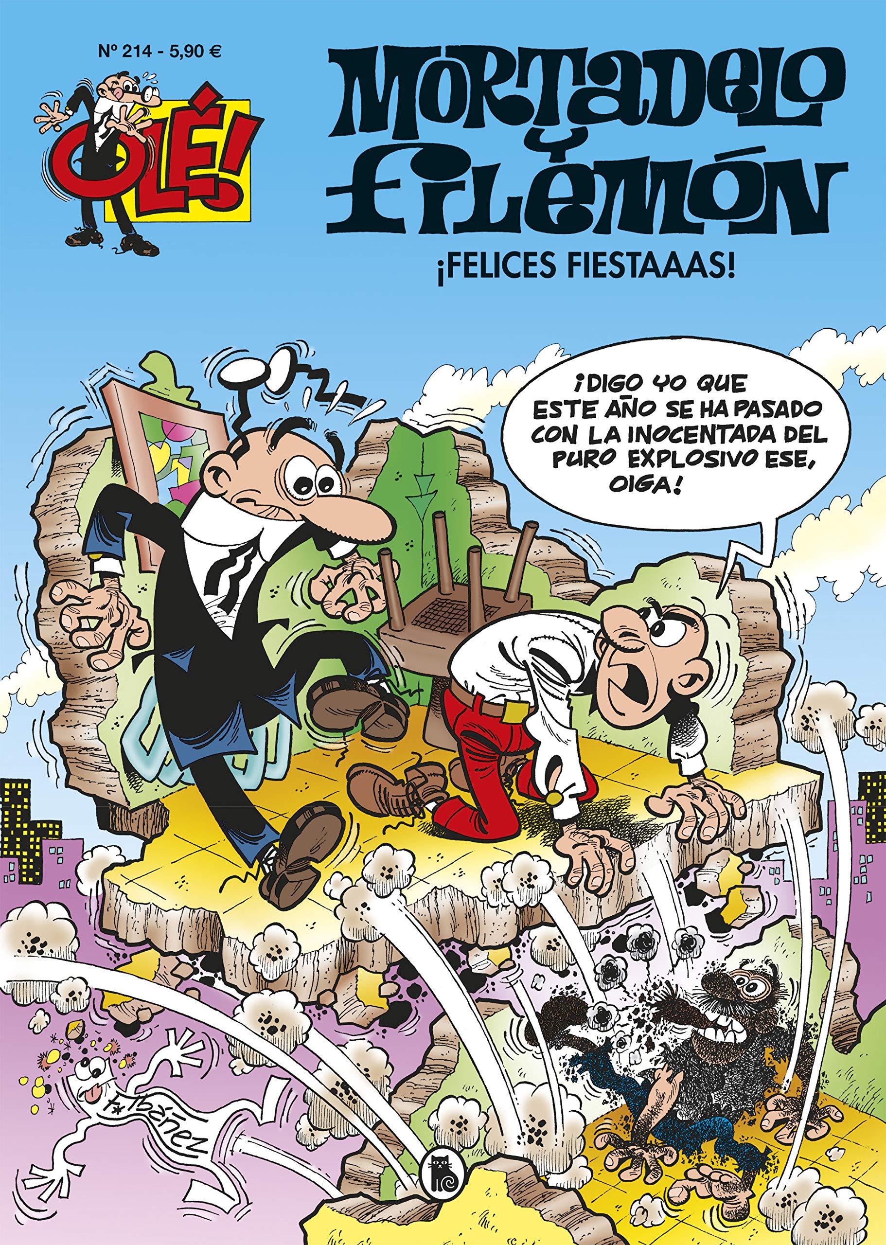 Mortadelo y Filemón. ¡Felices fiestaaas! (Olé! Mortadelo 214) (Bruguera Clásica, Band 214) Manga
