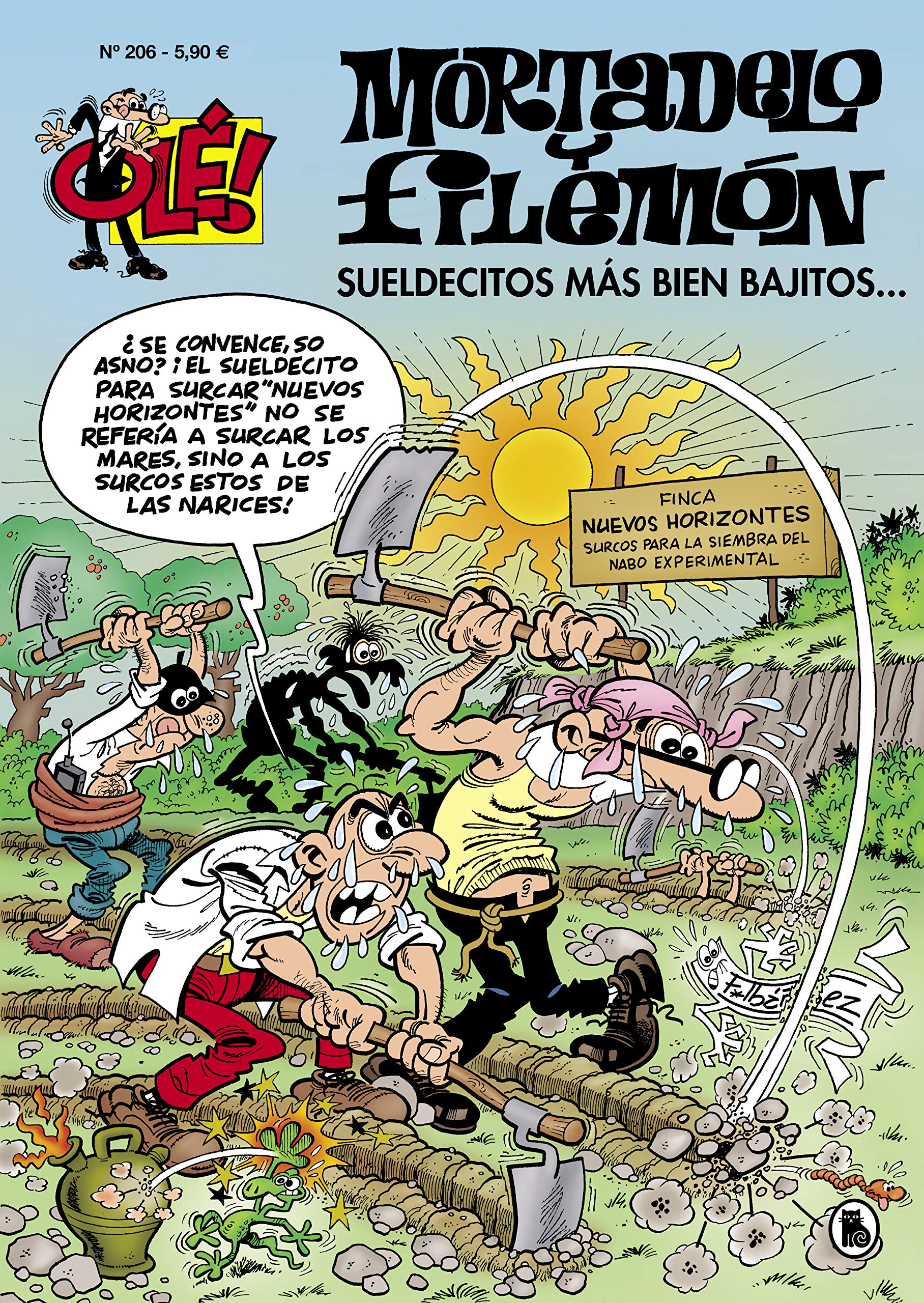 Mortadelo y Filemón. Sueldecitos más bien bajitos... (Olé! Mortadelo 206) (Bruguera Clásica, Band 206) Manga